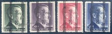 Austria Germany 1945 Hitler Head Graz 693II-696II OP Set MNH Numbered Cer 109427