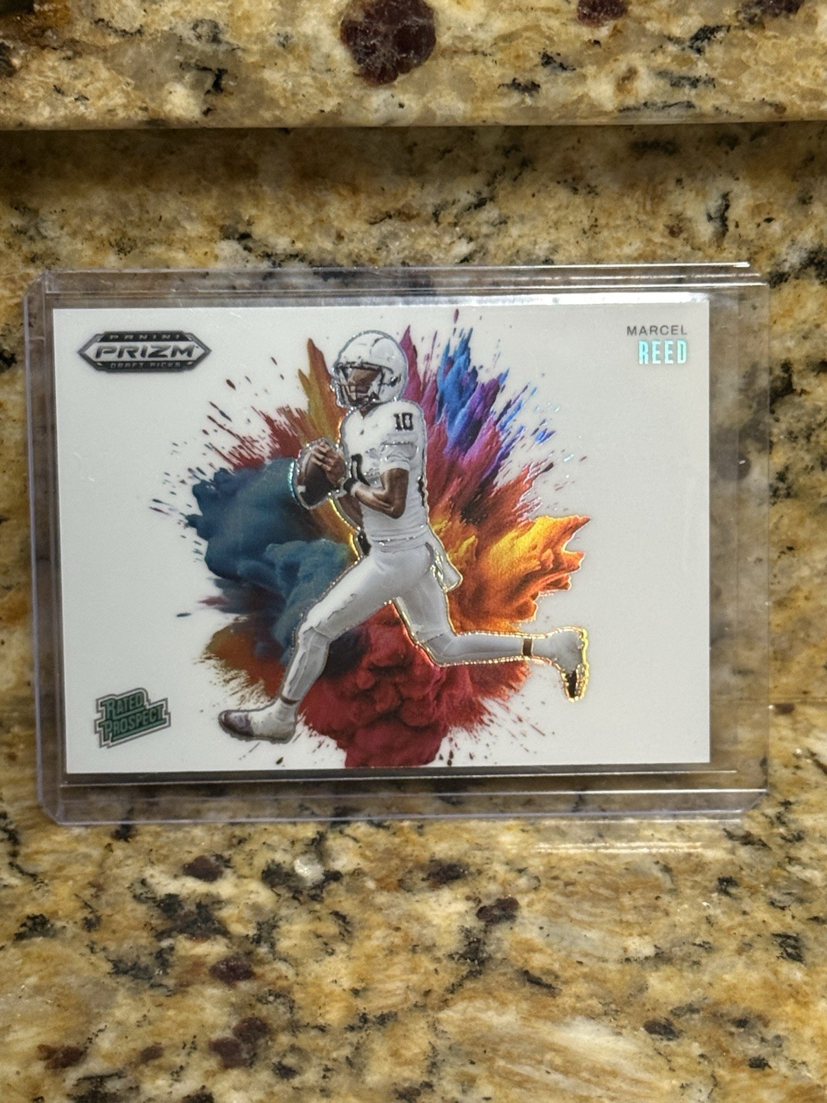 2025 Panini Prizm Draft Picks Color Blast White Marcel Reed Case Hit