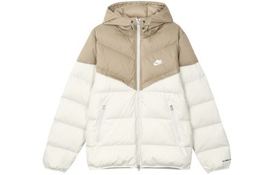 Nike Storm-Fit Windrunner Primaloft Color Block Hooded Casual Sports Down Jacket