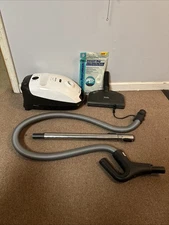 Used Miele Delphi S2120 Vacuum Cleaner W/ A Pack Of New Bags & Filters