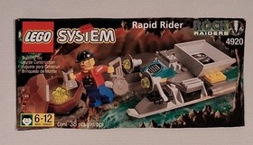 Lego Rock Raiders 4920 Rapid Rider Set (1999): 100% Complete w/Instructs/Box Top