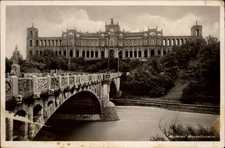 RPPC Maximilianeum Munich Germany vintage postcard g727