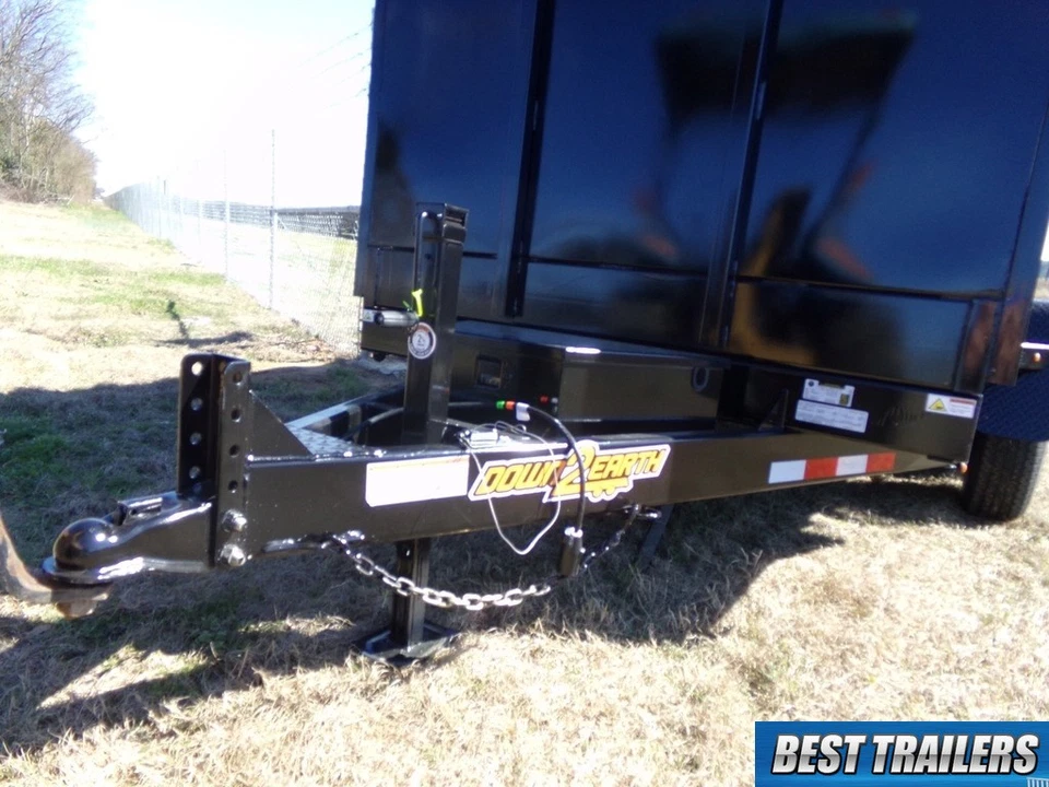 2024 6 x 12 высокий боковой самосвальный прицеп 48 дюймов 4 фута с оборудованием рампы bobcat 10k полная мощность - Изображение 3 из 4