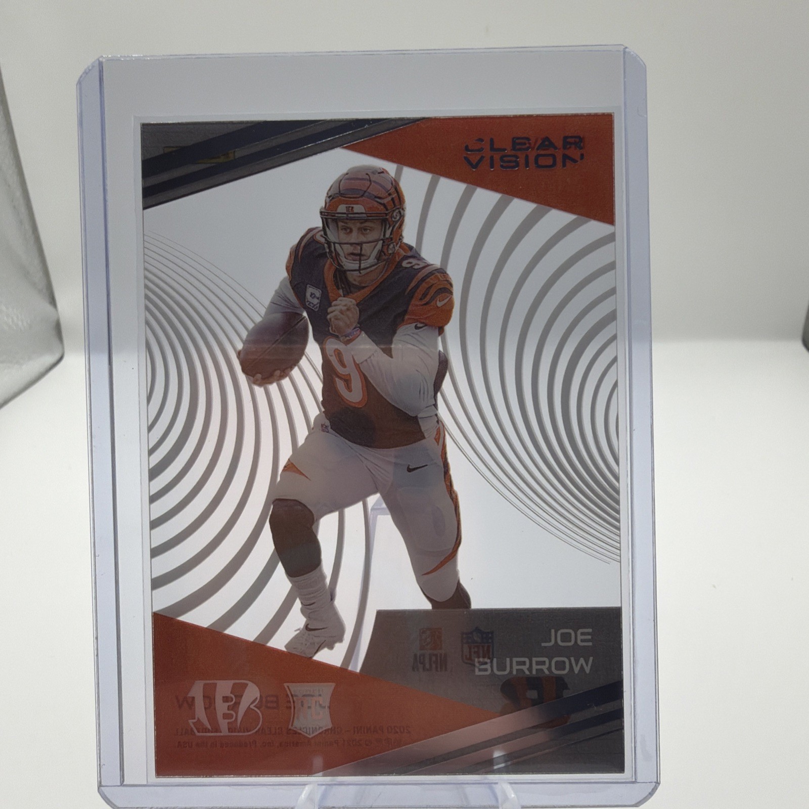 2020 Chronicles Joe Burrow Clear Vision Rookies RC #CV-1 Bengals