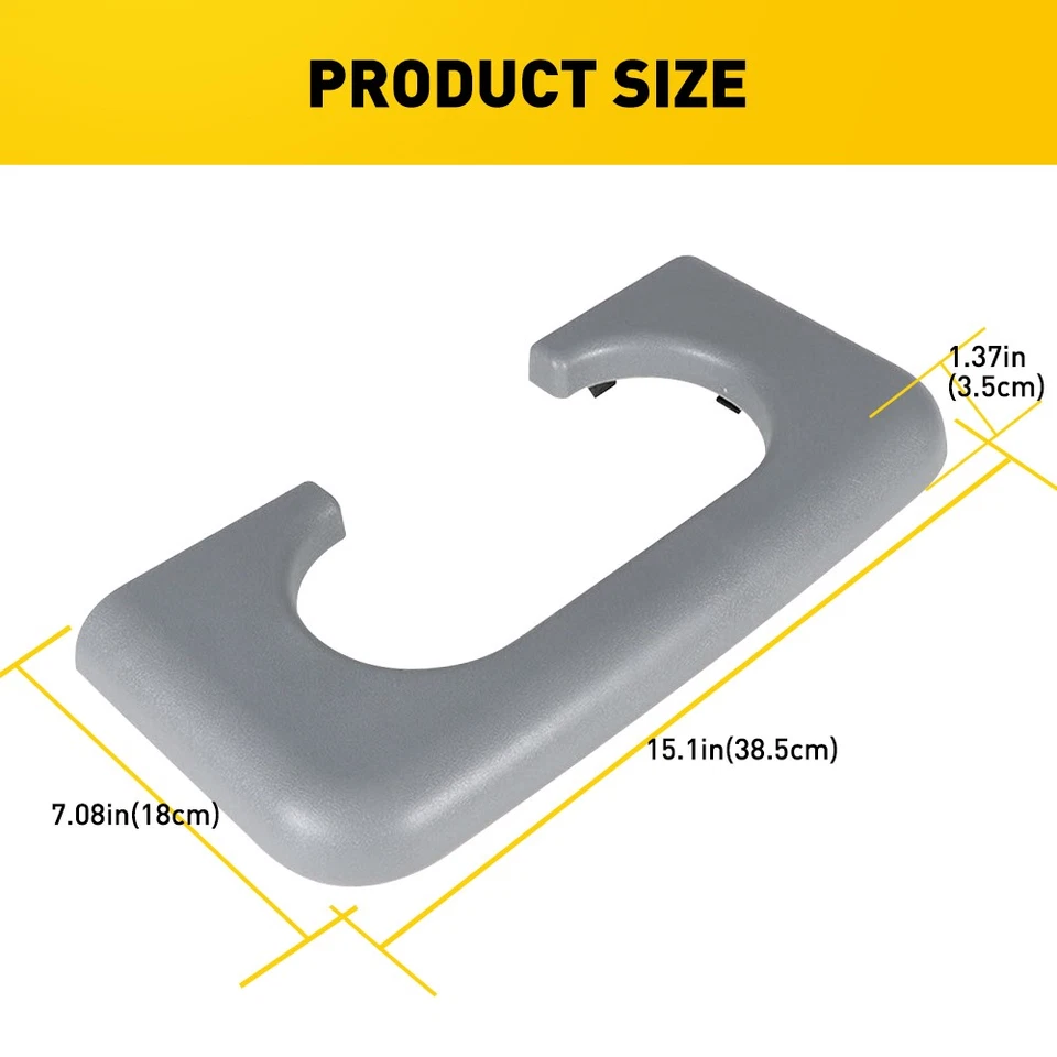 Серая центральная консоль подстаканник подушечка для Ford 1999 ~ 2010 F250 F350 F450 Super Duty - Изображение 2 из 4