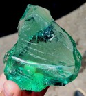 rawk11: 0.9LB Green Slag Glass Rough-Translucent Emerald Green-Mexico! — photo 9