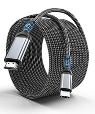 USB C to HDMI Cable 3M 10Ft 4K | Gold-Plated Plugs, Aluminum | Thunderbolt 3/4 C