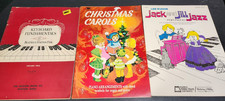Vintage Piano Sheet Music Lot of 3 Books 1942, 1949, 1981 Good Condition