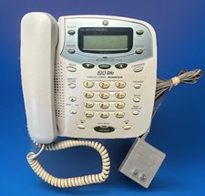 GE Landline Corded Phone Model 27958GE1-A Off White Desk or Wall Speakerphone