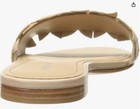 POUR LA VICTOIRE Lani Beige Leather Floral Padded Comfort Flat Sandals Slide 8.5 — photo 2