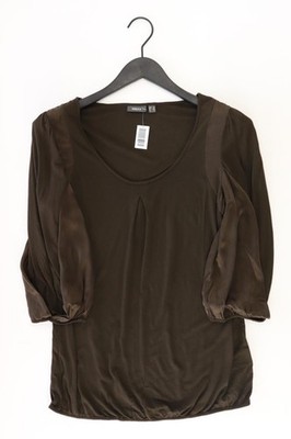   Mexx Classic Shirt für Damen Gr. 44, XL 3/4 Ärmel olivgrün aus Viskose  