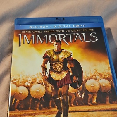Relativity Media Immortals Blu-ray Digital Copy Movie Cavill Pinto Rourke 2-Disc
