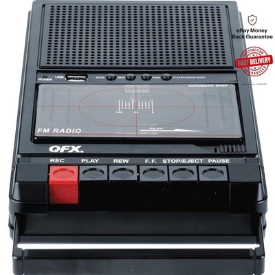 Versatile RETRO-39 Cassette Recorder: Dual Recording, MP3 Playback & USB Input