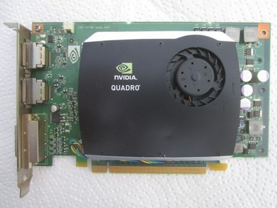 NVIDIA Quadro FX 580 PCIe Grafikkarte 2x DisplayPort 1x DVI 512MB GDDR3 0R784K