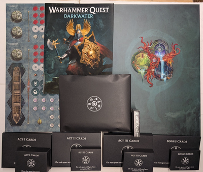 Warhammer Quest Darkwater No Models All Game Play Components | eBay
