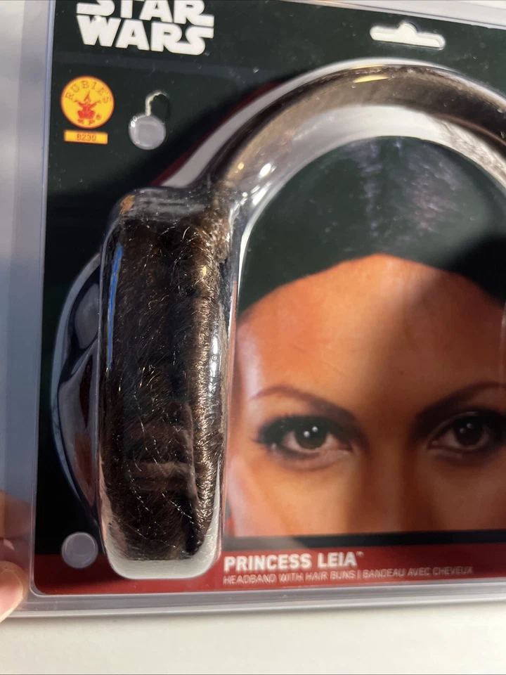 Star Wars Princess Leia Headband with Hair Buns Adult One Size - Image 2 of 4