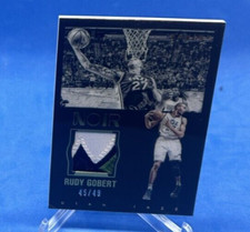 2015-16 Panini Noir Rudy Gobert Jersey Patch SWATCH number? #'d 45/49. See pics