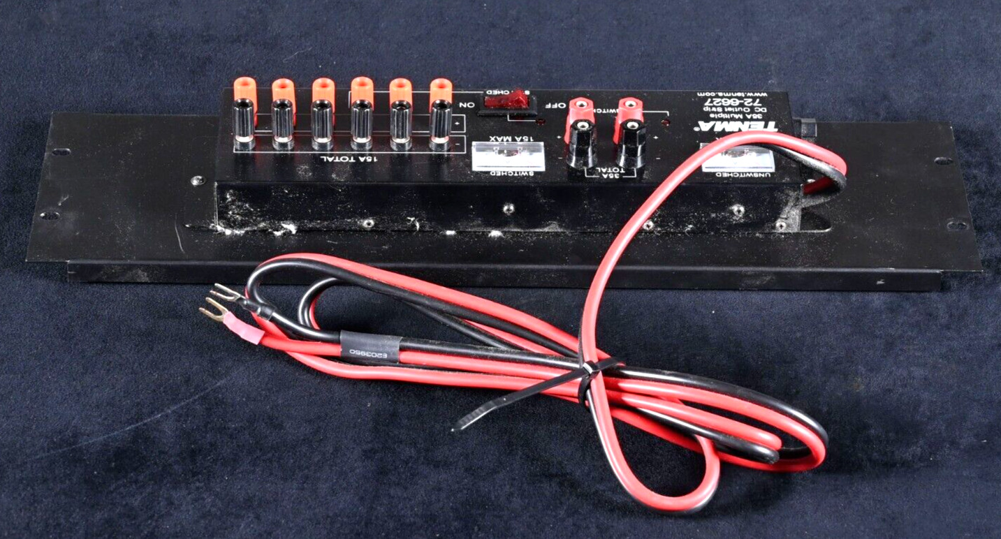 Tenma 72-6627 DC Power Distribution Outlet Strip 35 Amps,Great Working Condition