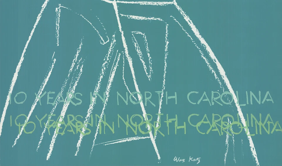 ALEX KATZ American Dance Festival 1987 59.75" x 30.5" Serigraph 1987 Pop Art Tur - Image 4 of 4