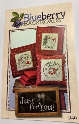 ''Just for You'' embroidery pattern by Blueberry Backroads
