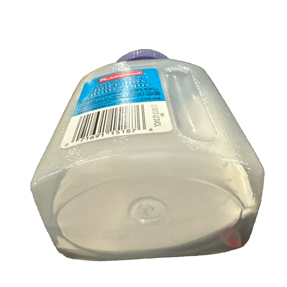 Rubbermaid Litterless Juice Box Purple Lid BPA Free 8.5 oz Ships