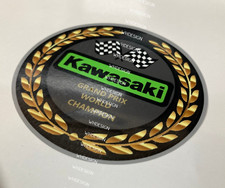 World Champions Kawasaki badge sticker  Classic Bike. Restoration decals