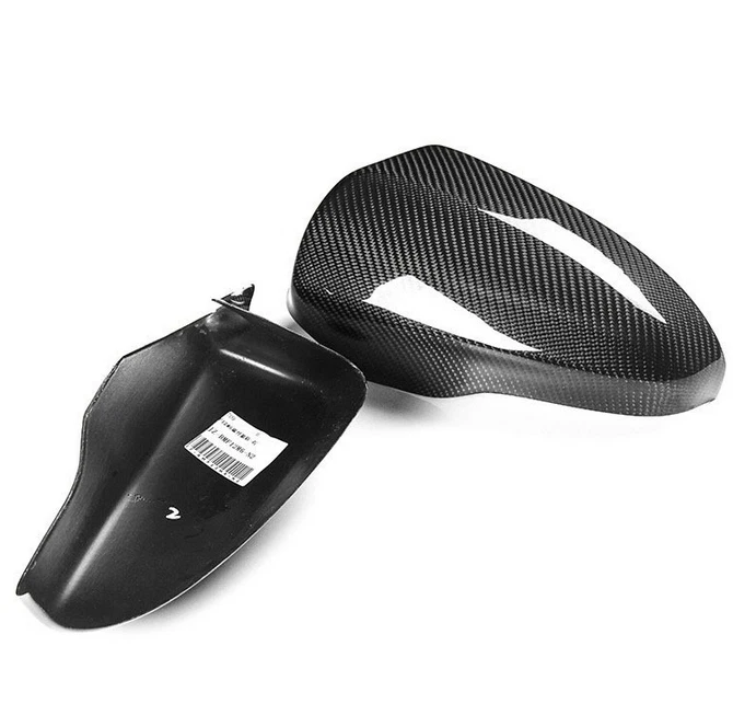 Cubierta de espejo retrovisor de fibra de carbono real para BMW M6 F12 2012-2016 Foto 3 de 4