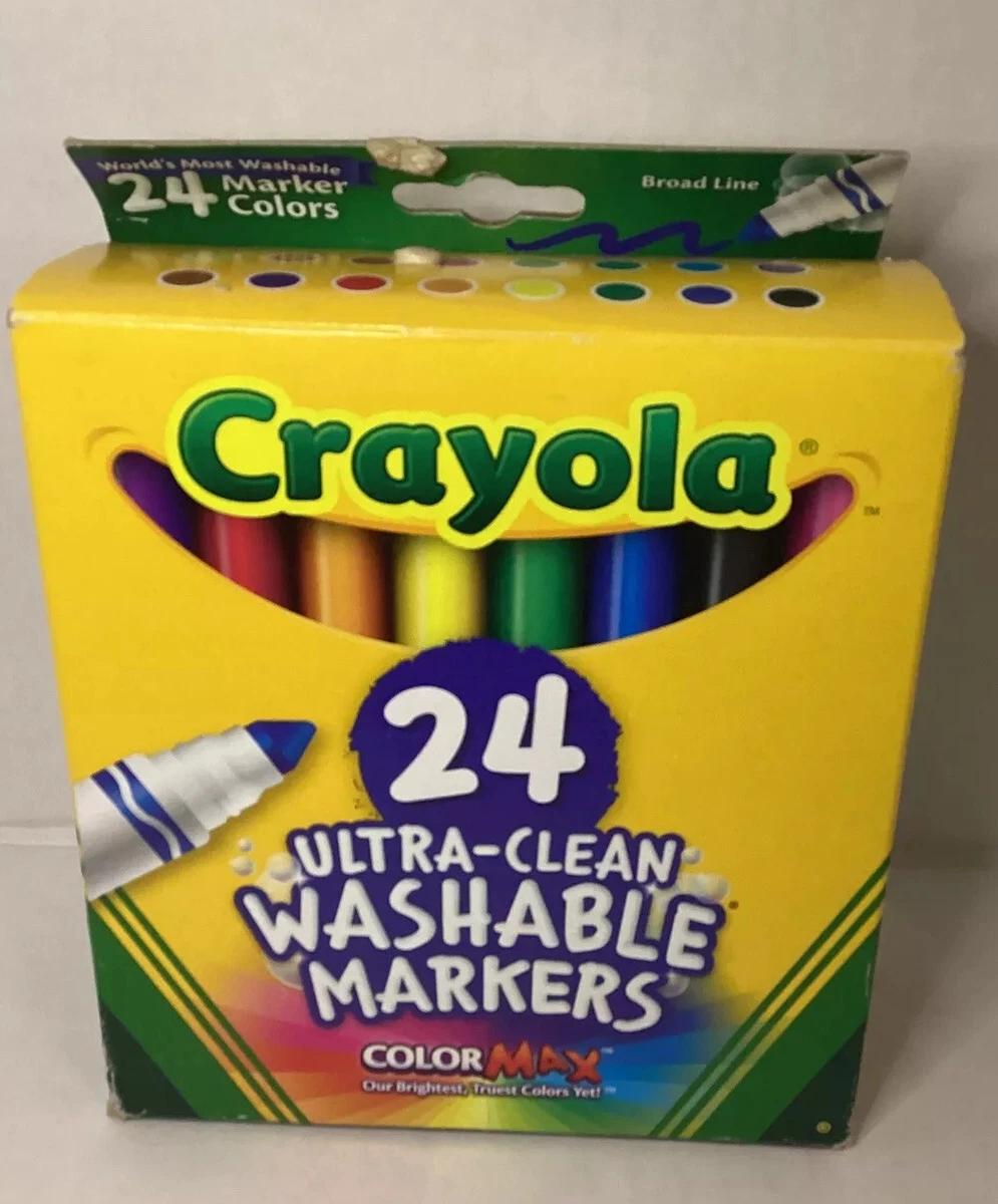 Save on Crayola Ultra-Clean Markers Broad Line Classic Colors Washable  Order Online Delivery