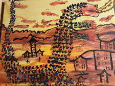 Originalgemälde japanischer Drache von Künstlerin Piazora