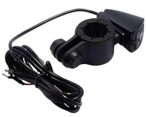 Cargador USB LAMPA Fix Trek montaje manillar universal 21 - 32mm negro, moto - Imagen 1 de 3