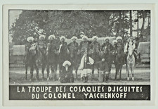 Russia - The Troop of Cossacs Horse Performers - Russian Emigrants in France