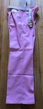 Vintage Sears USA Pretty Plus Pink Pants 70s Pants 27 x 27 Belted Pleated