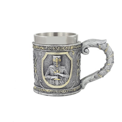 Krug Bierkrug Tempelritter Templer Gothic Fantasy Halloween Trinkgefäß IM15
