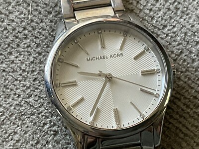 Michael Kors MK3614W Mini Bailey Silver Dial Stainless Steel 