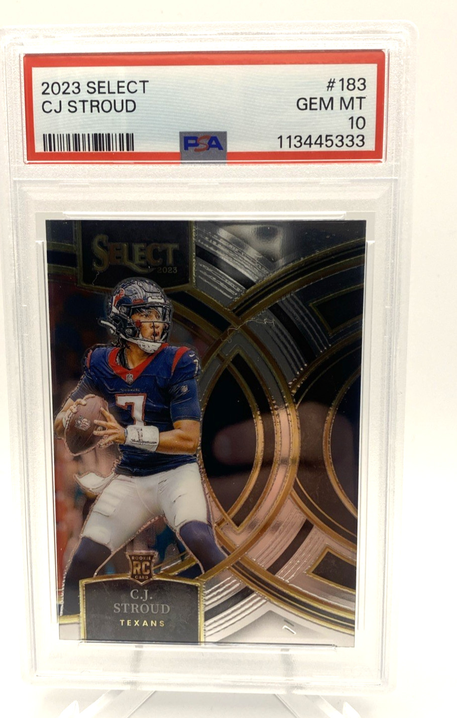 2023 Select #183 CJ Stroud Premier Level Rookie (RC) PSA 10 GEM MT