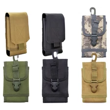 Tactical Military Bag Mobile Phone Belt Clip-On EDC Pouch Holster Cover Case