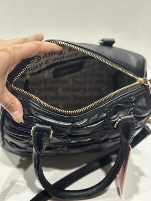 JUICY COUTURE バッグ ブラック 7137 Juicy Couture Paparazzi Tote Black/beige | eBay