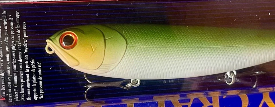 "Señuelo de pesca de lubina Lucky Craft Sammy 128 Topwater 5"" 1 oz - estera calabaza" Foto 4 de 4