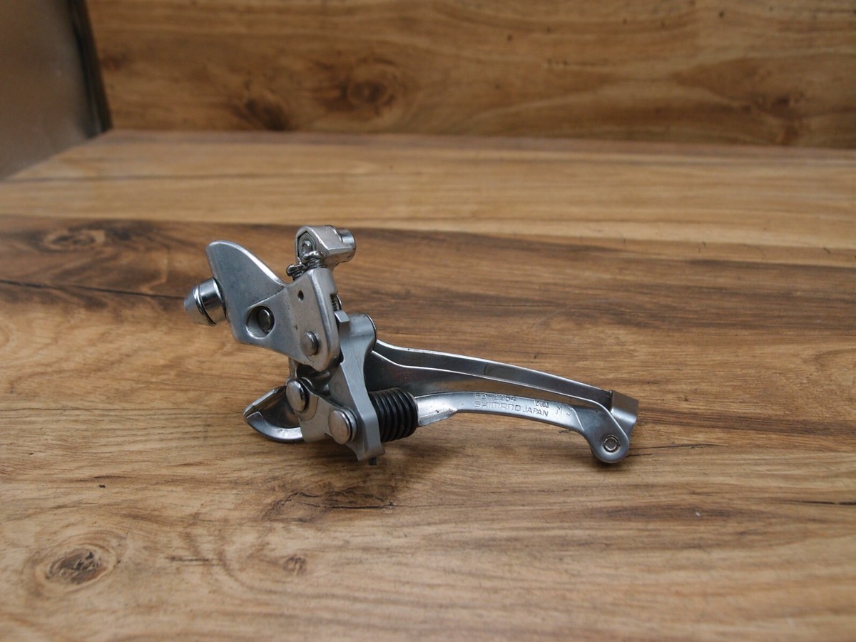 1988 front derailleur Shimano Exage FD-Z254 VIA Japan,braze on tab