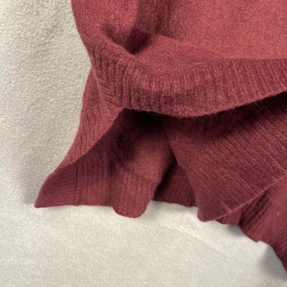Suéter Ann Taylor Cashmere Grande Cabernet Cuello Alto Súper Suave Grandmacore Foto 4 de 4