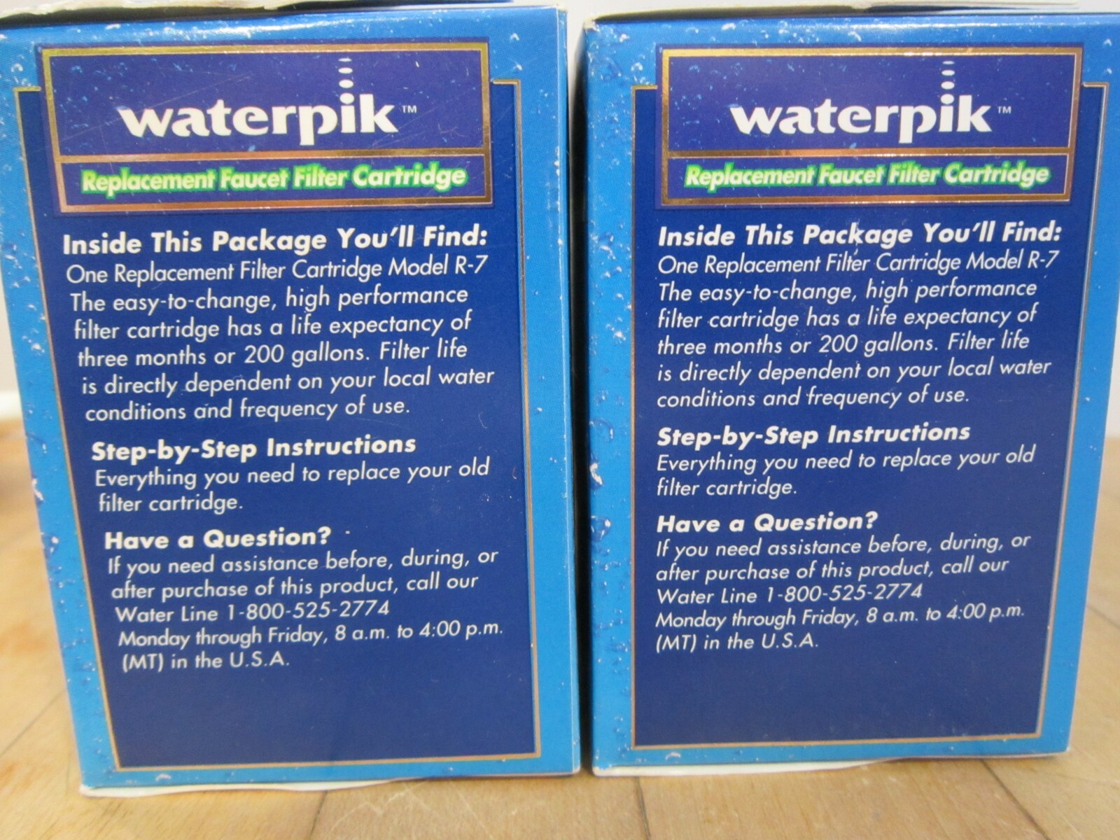 Waterpik F7 water filter and 2 unopened replacement filters for F7,F2