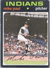 Mike Paul 1971 Topps #454 EX