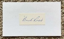 Lee Buck Ross signed cut - A's 1936