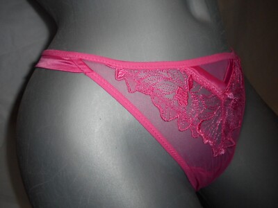 Intimissimi Women's Shocking Pink Thong Panty MEDIUM