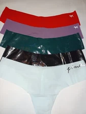 Victoria Secret SEXY illusions No Show 5 pack Thong Panty S M L XXL seamless
