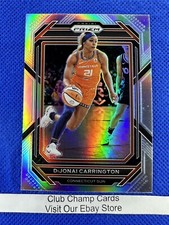 2023 #1 DiJonai Carrington WNBA Panini Prizm Basketball Silver Prizm Sun