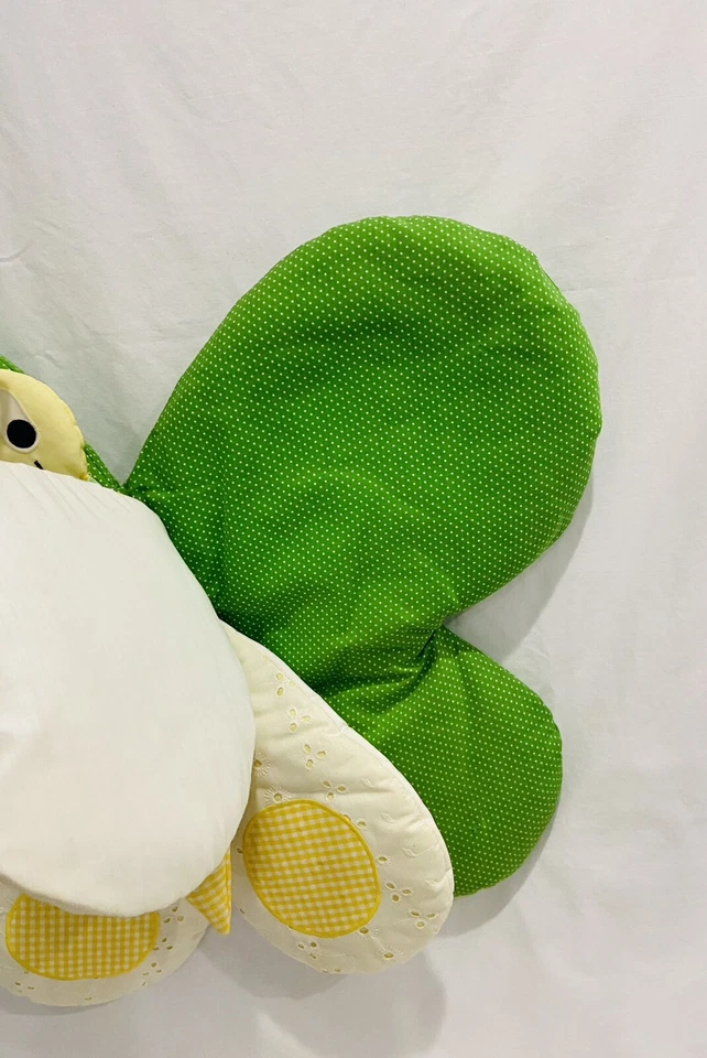 Mariposa grande artesanal retro colgante de pared habitación de niñas vintage hecho en EE. UU. Foto 3 de 4