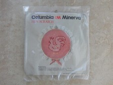 VTG 1983 New Columbia Minerva Hen Scratch Kit ROOSTER IN HOOP 7522 Animals