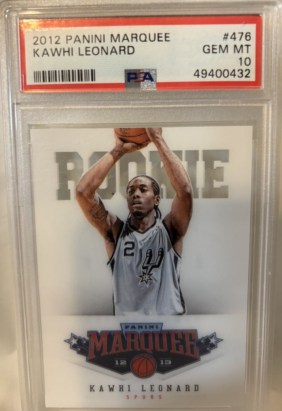 Kawhi Leonard 2012 Marquee Rookie #476 PSA 10