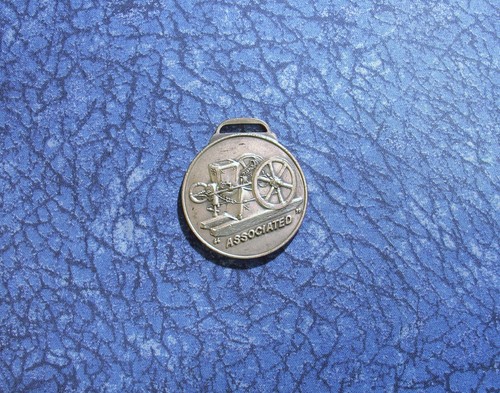 Associated Manufacturing 'Associated' Steam Engine A Farm Classic 1973 Watch Fob